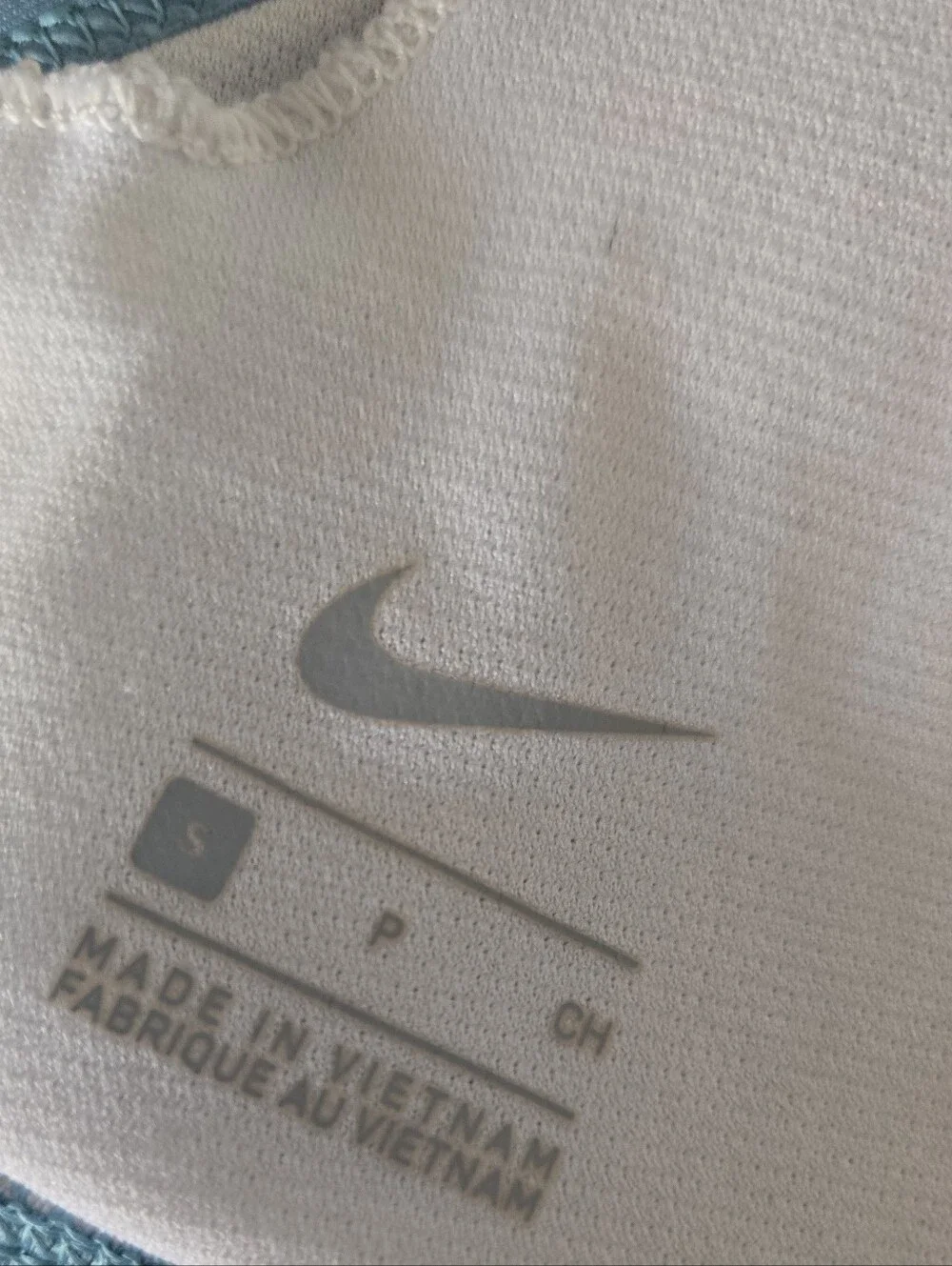 🩵 Nike Racerback Bikini Swim Top Dusty Blue Size Small